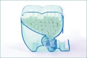 Green Guava Cotton Roll Dispenser