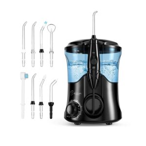 Bestope Water Dental Flosser Oral Irrigator for Teeth Braces Electric Oral Floss Teeth Cleaner Water Jet 600 ML Capacity